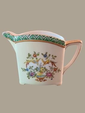 Vintage Noritake Hand-painted Floral Creamer